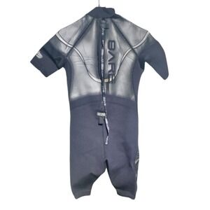 Bare Plazma 2/2mm Shorty Wetsuit Mens Medium Black Silver Surfing Diving Snorkel
